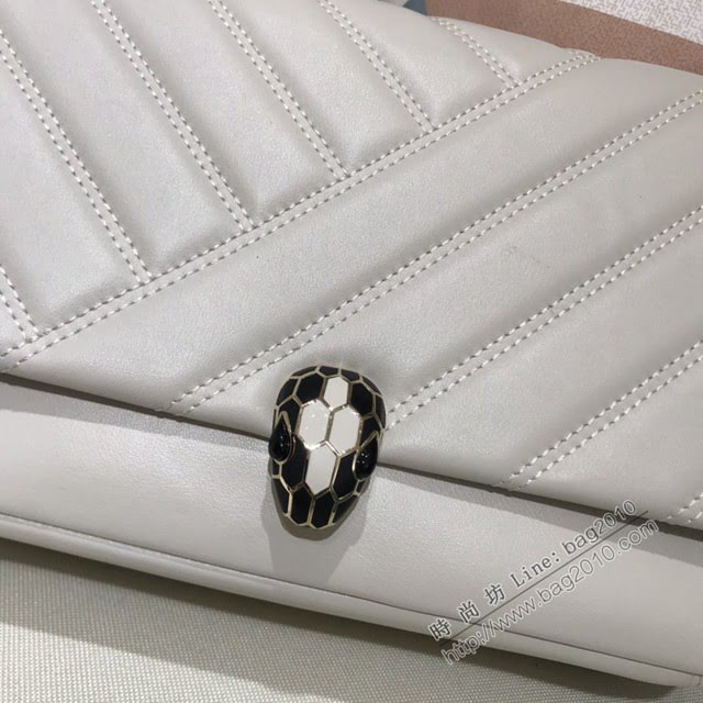 Bvlgari女包 寶格麗2020新款 幾何形狀牛皮鏈條單肩斜挎女包 古力娜紮同款 287993  fyd1571